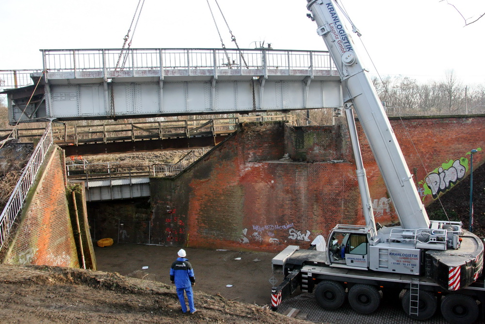 Abriss Brücke Güldendorfer Straße